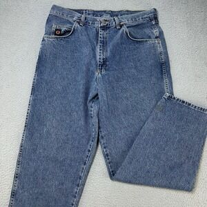Vintage Wrangler Jeans‎ 34x30 Mens Baggy Tapered Silver Edition Made in USA Prep